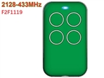 2128 Face to Face Remote 4 Button 433MHZ Fixed Frenquency -Waterproof Green