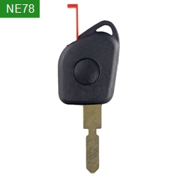 Replacement No Chip Transponder Key Shell Key Shell 406 NE78 for Peugeot