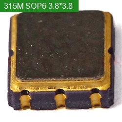 315M SOP6 3.8*3.8 Car Remote Crystal Oscillator