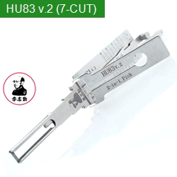 HU83 v.2 (7-CUT) Original LiShi Tools 2 in 1 auto lock pick and decoder For Peugeot, Citroen Open Door Lock