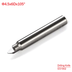 Φ4.5x6Dx105° General 55 Series Tungsten Steel Semi-circular Small Head Flat Drill (DW1105-4.5-1.0)