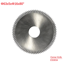 Φ63x5xΦ16x80° High Speed Steel Corner Knife (CU14)