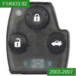 2003-2007 Without chip FSK433.92MHz Remote Control Interior Board for Honda Accord City Civic Fit CRV Odyssey