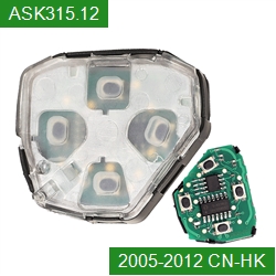 2005-2012 CN-HK ASK315.12MHz  remote control Interior 3 Buttons for Toyota