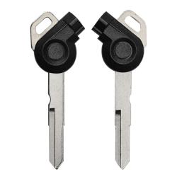 Black Color Motorcycle Key shell Uncut Blade for Yamaha