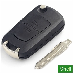 2 Buttons YM28 Folding Flid remote Car Key Shell Cover For Opel
