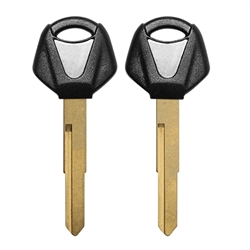 Black Color Motorcycle Key shell Uncut Blade for Yamaha