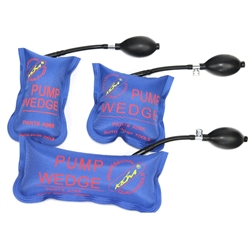S /M/L/U Air Pump Wedge Inflatable Unlock Vehicle Door Tool (Blue) 4pcs/lot