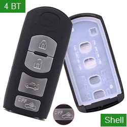 Car 4 Buttons smart Key Shell Case Fob For Mazda