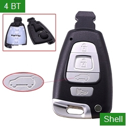 Auto 4 Buttons smart Car Key Fob Shell Case HYN14R For Hyundai Vilax