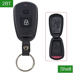 2 Buttons Remote Car Key Shell For Hyundai (without Battery Holder Position)