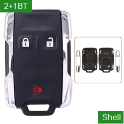 Blank Auto Remote Key Shell 2+1 Buttons Without Logo For GMC(Silver Side)
