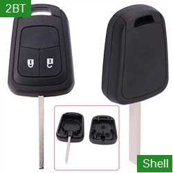HU100 Blade Remote Car Key Shell 2 Buttons For Opel