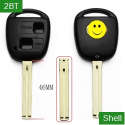 AF-10422 remote key shell 2BT (gold,46MM) for Lexus