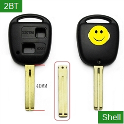 AF-10268 remote key shell 2BT for Toyota (40MM,gold)