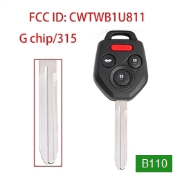 CWTWB1U811 Remote Car Key ASK 315MHz 3+1 Buttons G Chip For Subaru Forester Impreza WRX STI Outback XV Crosstrek Legacy 2013-2019