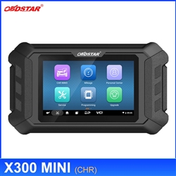 OBDSTAR X300 MINI Chrysler/ Dodge/ Jeep Key Programmer and Cluster Calibration Support Oil/ Service Reset and OBDII Diagnosis Free update for one year no need tokens (Upgrade of F104)