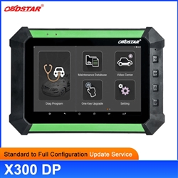 OBDSTAR X300 DP from Standard to Full Configuration Renewal Update Service