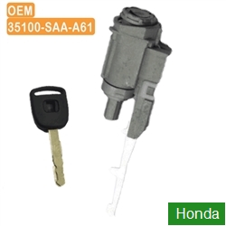 Auto Ignition Lock Cylinders Ignition Lock Core with 1 Key Shell