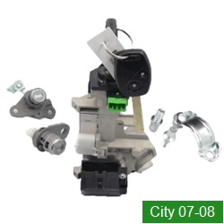 Car Full Lock With Lock Cylinder Assembly For Honda City 2007-2008