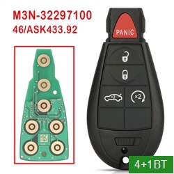 M3N-32297100 Remote Car Key 4+1BT ASK 433.92MHz ID46/PCF7941 Chip For Dodge