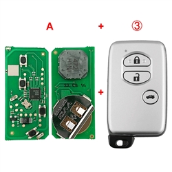 New Universal Smart Remote Key For VVDI Toyota 4D PCB Support Renew and Rewrite 312/314/434Mhz A433 F433 5290 3370 0140
