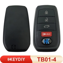 KEYDIY TB01-4 KD Smart Key Universal Remote Control with 8A Chip for Toyota Corolla RAV4 Camry/Lexus