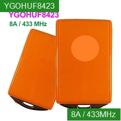 PN: 32256980 / YGOHUF8423 / 433 MHz 8A Chip 4 Buttons Orange Smart Car Key for 2016 - 2021 Volvo XC90 XC60 S90
