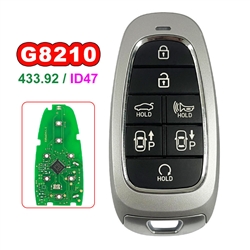 PN:95440-G8210 433.92MHz ID47 Chip 7 Buttons Smart Remote Key for Hyundai Grandeur
