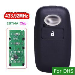 Auto 2 Buttons FSK 433.92MHz 4A Chip Smart Remote Key for Daihatsu