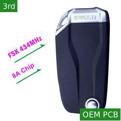 Third Generation 8A Chip FSK 434MHz Motorcycle Smart Key For Ducati Multistrada v4/950/Diavel 1260/Xdiavel 1262