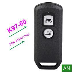 K97-60 ID47 FSK 433.92MHz 2 Buttons for Honda