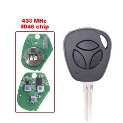 Car Key FSK433.92MHz ID46/PCF7941 Chip Remote Control 3 Buttons For Lada X-Ray Granta Priora Vesta XRay Sedan Sport Kalina
