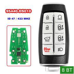 TQ8-FOB-4F35/ PN:95440-DS010 /ID47 Chip/ 433MHz/8BT Smart Card For 2022 Hyundai GV70