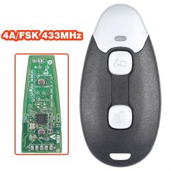 Motorcycle Smart Key FSK433MHz/4A NCF29AXM Chip For 2024+ Vespa GTS300 GT S300 GTS 300