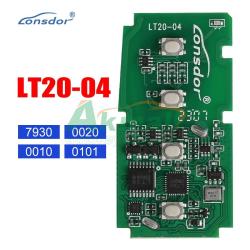 2023 Lonsdor/K518 LT20-04 8A+4D Universal Smart Remote PCB 40 / 80 Bit & 8A for Toyota / Lexus 4 Buttons 433 / 315 MHz for K518/ KH100+ Series