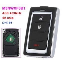 3 BT/M3NWXF0B1/ASK433.92MHz/4A Chip smart key for 2021-2024 Jeep Wagoneer Grand Cherokee ignition key/remote